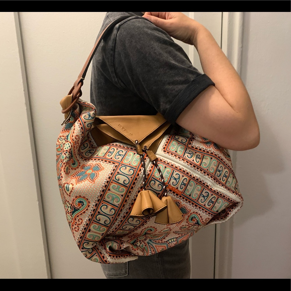 Etro Paisley Bohemian Shoulder Bag NWT